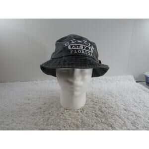Alvins Island Destin Florida Gray bucket hat